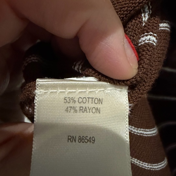 Tommy Bahama Brown Knit Top - Picture 4 of 4
